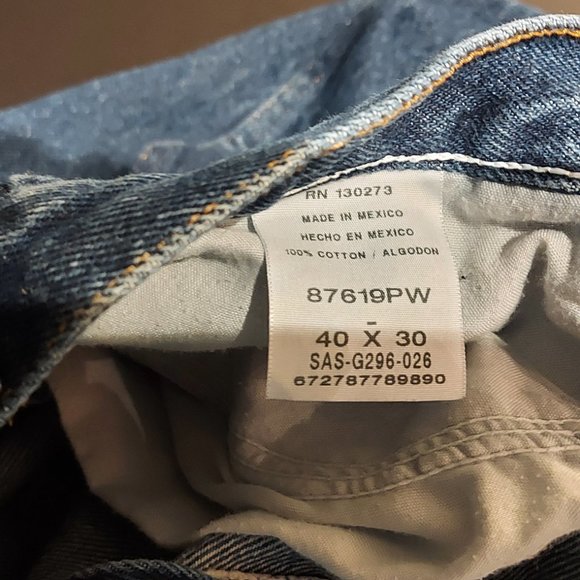 Rustler Men's Blue Jeans - Picture 3 of 8